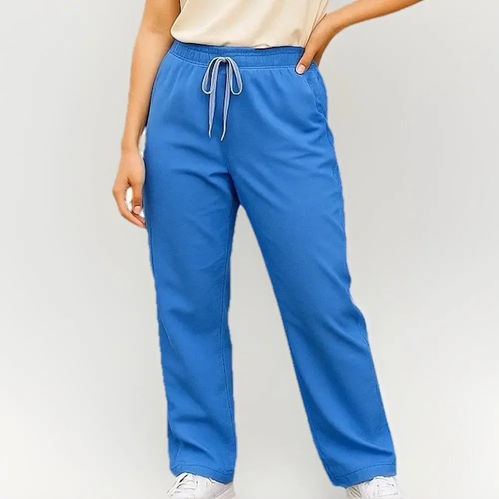 FIGS Kade Cargo Scrub Pant Womens XXL Blue Nurse Uniform Stretch T21004‎ 1356
